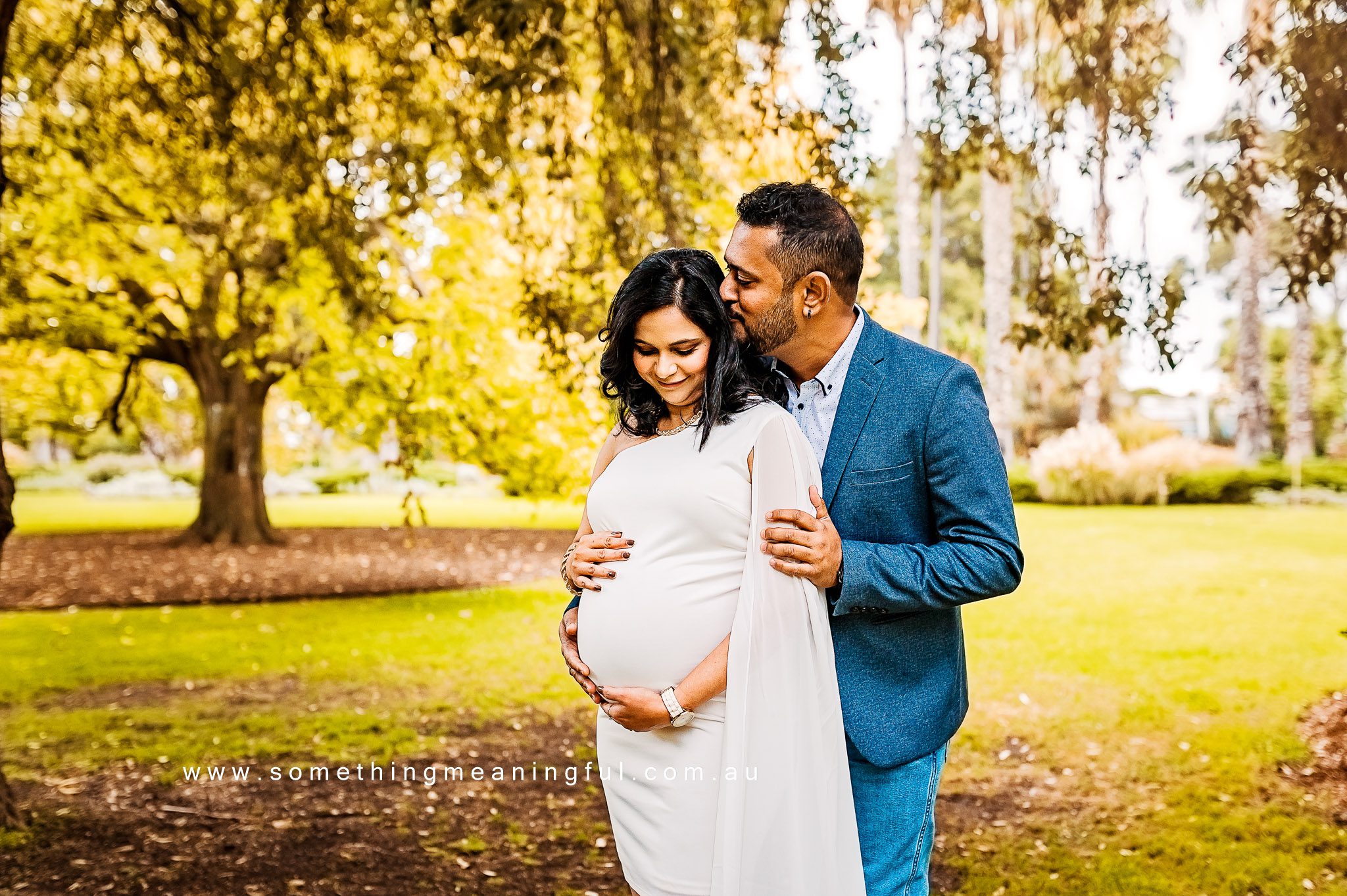 maternity photos with dad