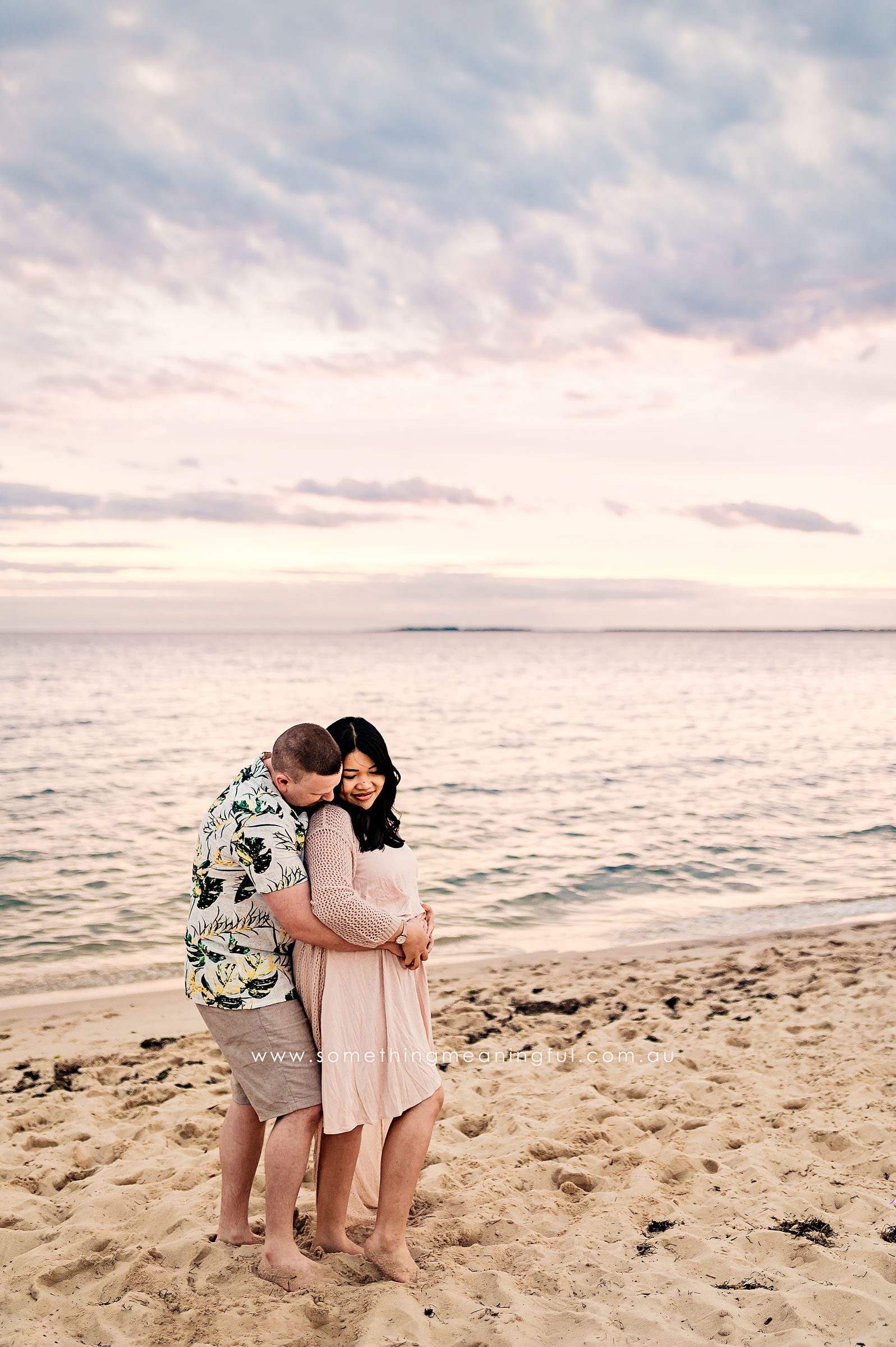 maternity photos with dad