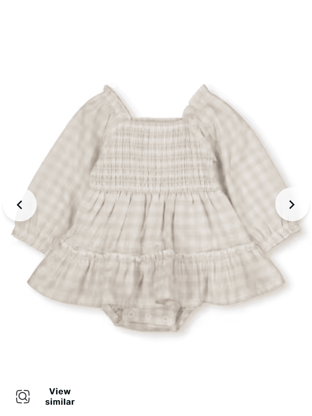 Screenshot 2024 03 25 at 10 52 30 Cream Baby Shirred Romper Dress Best&Less™ Online