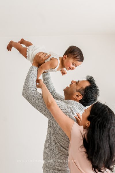 family photography with baby