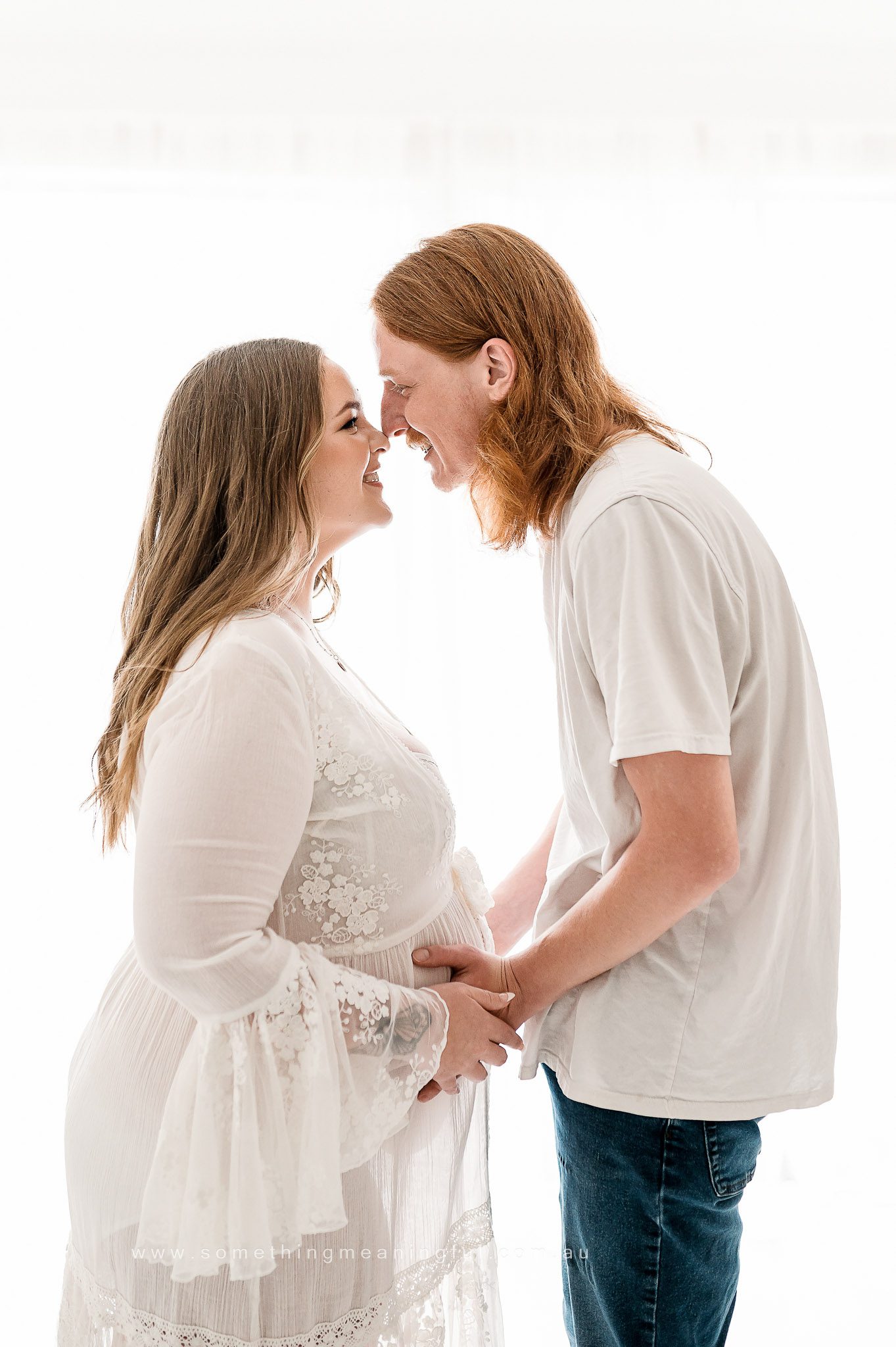 maternity photos with dad